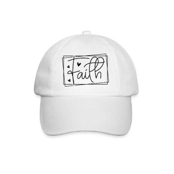 Faith - Baseball Cap - white/white - Front