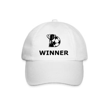 Fußball Soccer - Baseball Cap - white/white - Front
