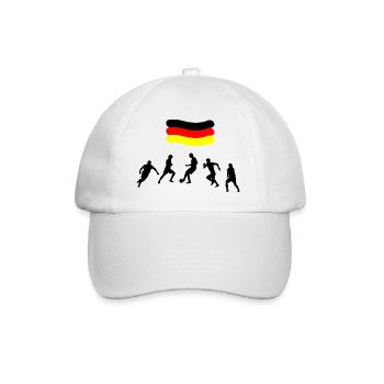 Fußball Soccer - Baseball Cap - white/white - Front
