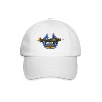 Ju-52 - Baseball Cap - white/white - Front