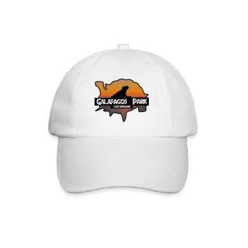 Logo galapagos park - Baseball Cap - white/white - Front