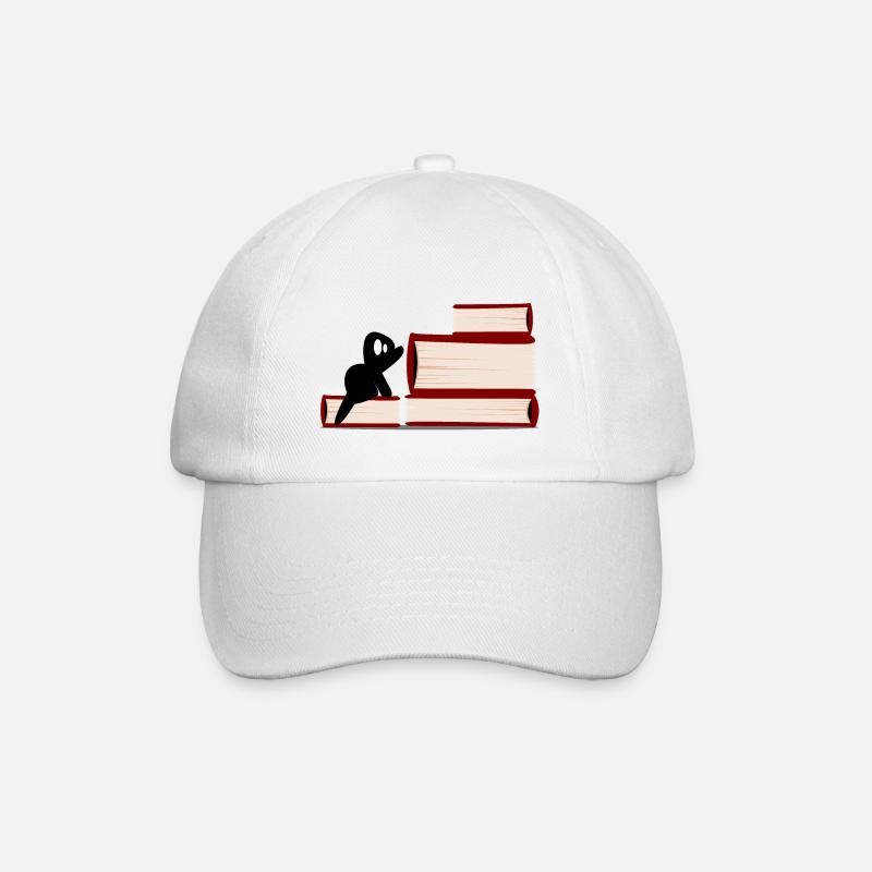 Ink Tasks Books - Baseball Cap - white/white