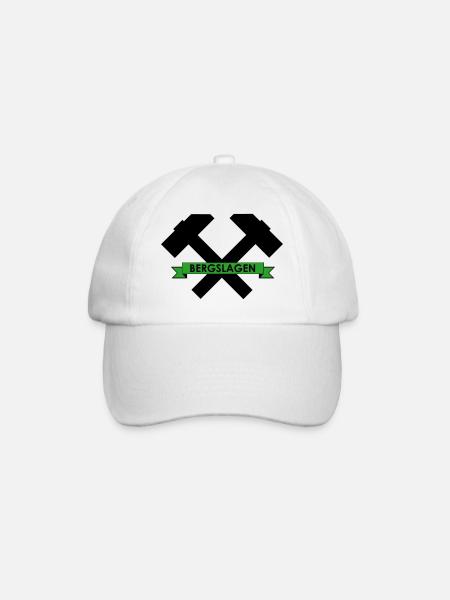 Bergslagen - Baseball Cap - white/white