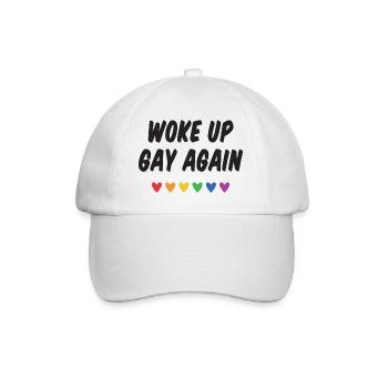 Wieder aufgewacht - Pride Month - Baseballkappe - Weiß/Weiß - Vorne