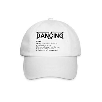 Dancing Dance Music - Baseball Cap - white/white - Front