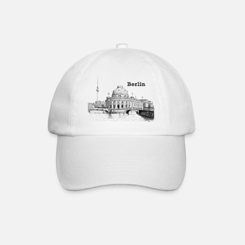 Berlin - Casquette classique - blanc/blanc