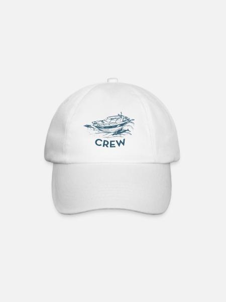 Motorboot Crew - Baseballkasket - hvid/hvid
