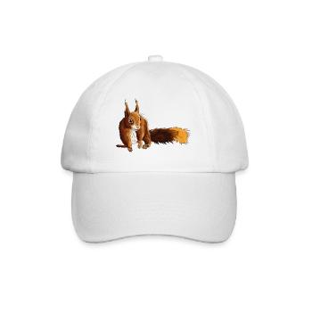 Écureuil 5 - Casquette classique - blanc/blanc - Devant