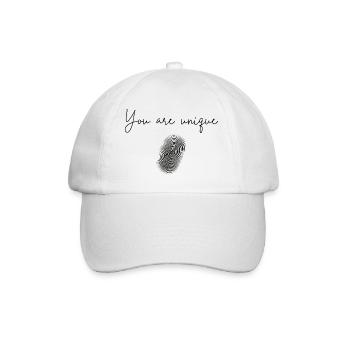 Vous êtes unique - Casquette classique - blanc/blanc - Devant