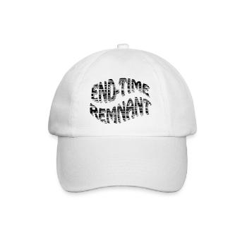 End time Remnant black (Transparent) - Baseball Cap - white/white - Front