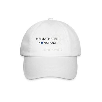 Heimathafen Konstanz - Baseballkappe - Weiß/Weiß - Vorne