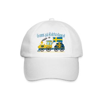 Grattis på födelsedagen Sweden Flag Football - Casquette classique - blanc/blanc - Devant