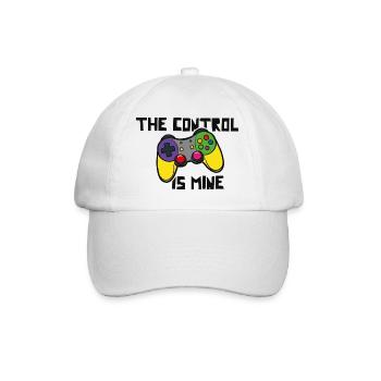 The control is mine - Baseball Cap - white/white - Front