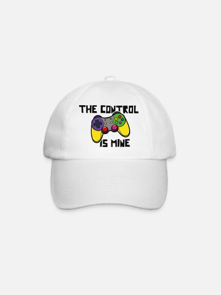 The control is mine - Baseballkappe - Weiß/Weiß