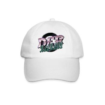 geschenk cool statement spaß geek weihnachten - Baseballkappe - Weiß/Weiß - Vorne