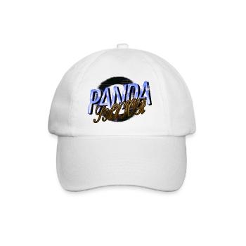 Humor Animal Print Animal Protection Quote Panda - Baseball Cap - white/white - Front