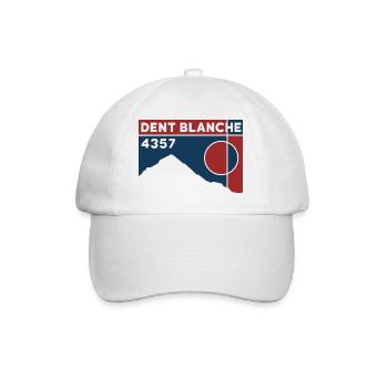 Dent Blanche Granges Valais Itinéraire normal randonnée alpine - Casquette classique - blanc/blanc - Devant