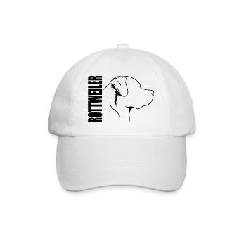 Rottweiler Profile Dogs Dog Wilsigns - Baseball Cap - white/white - Front