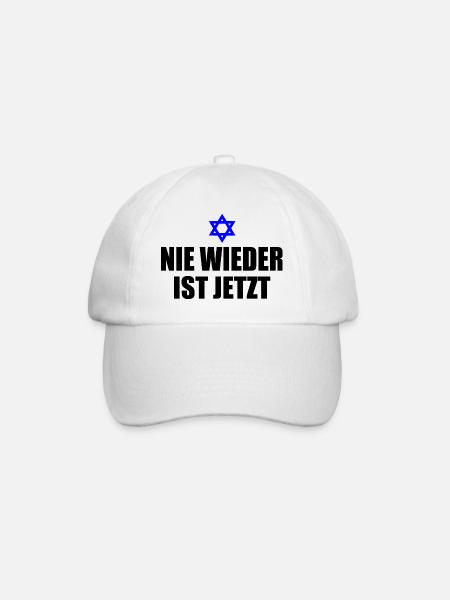 Nie wieder ist jetzt - Baseballkappe - Weiß/Weiß
