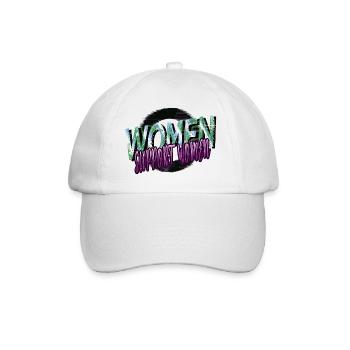 protest calendaring a womans place blackhistory - Baseball Cap - white/white - Front