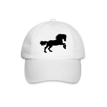 Friesen Galopp - Baseballkappe - Weiß/Weiß - Vorne