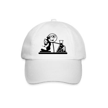 Scientist or biologist - Baseball Cap - white/white - Front