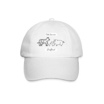 Village Child / Farmlife - Baseball Cap - white/white - Front