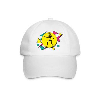 danseur des années 80 - Casquette classique - blanc/blanc - Devant