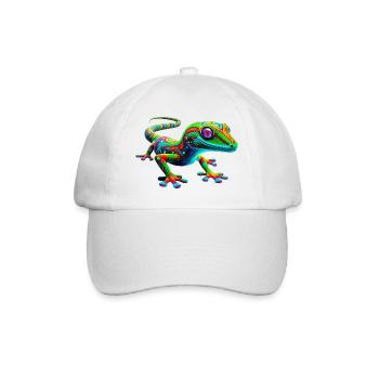 Gecko - Baseball Cap - white/white - Front