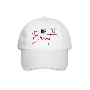 die braut - Baseballkappe - Weiß/Weiß - Vorne