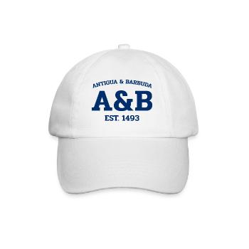 Antigua and Barbuda - St John's - West Indies - Baseball Cap - white/white - Front