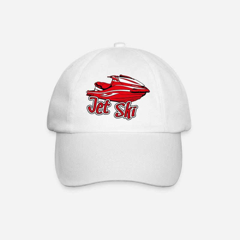 Jet ski - Baseball Cap - white/white
