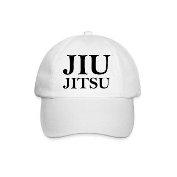 Jiu Jitsu Martial Arts Club Trainer Team Logo - Baseball Cap - white/white - Front