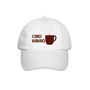 Ciao Kakao - Baseballkappe - Weiß/Weiß - Vorne