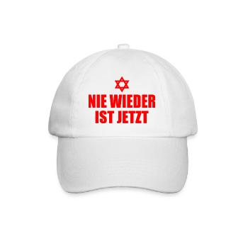 Plus jamais ça n’est maintenant - Casquette classique - blanc/blanc - Devant