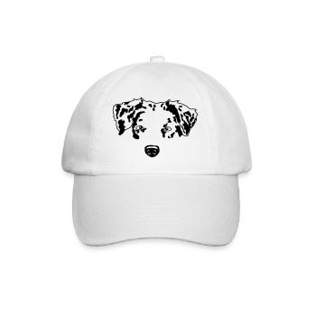 Berger australien minimal chien Aussie - Casquette classique - blanc/blanc - Devant