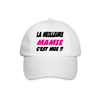 The best granny is me - Baseball Cap - white/white - Front