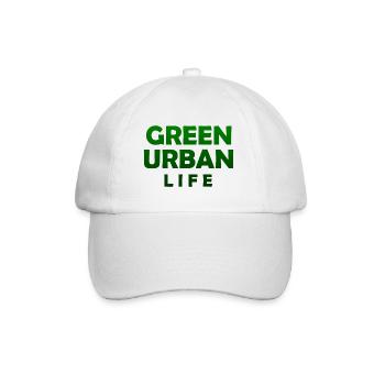 Vie urbaine verte - Sauvez la planète - Protection de l’environnement - Casquette classique - blanc/blanc - Devant