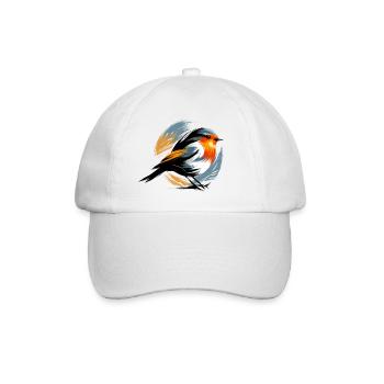 Robin - Baseball Cap - white/white - Front