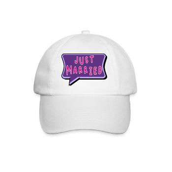 VALENTINE'S DAY. Bachelorette party. I LOVE YOU. I LOVE YOU. LOVE - Baseball Cap - white/white - Front