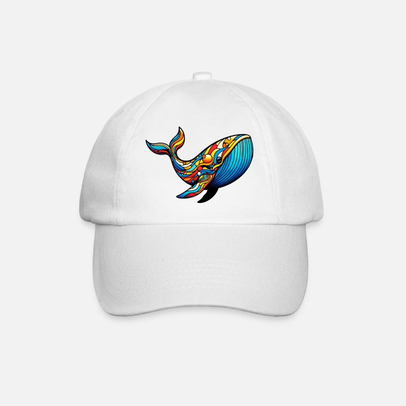 Baleine - Casquette classique - blanc/blanc