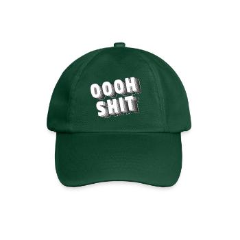 Oooh Shit - Baseballkappe - Flaschengrün - Vorne