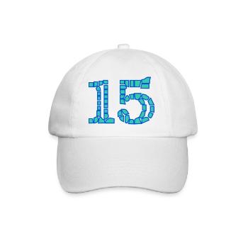 15. 15 YEARS. 15th ANNIVERSARY. 15 YEAR ANNIVERSARY. - Baseball Cap - white/white - Front