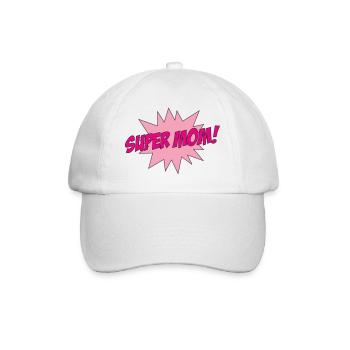 Super Mom - Mother's Day - Baseball Cap - white/white - Front
