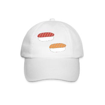Sushi nigiri - Casquette classique - blanc/blanc - Devant