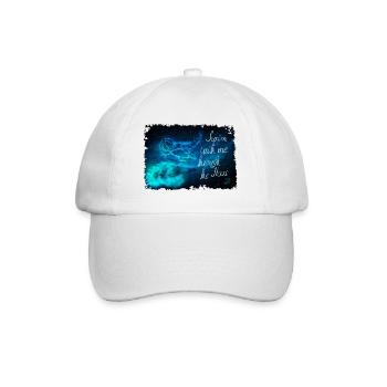 Nagez à travers les étoiles - Casquette classique - blanc/blanc - Devant