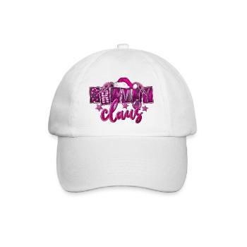 Noël Père Noël 2024 2025 film vacances famille xms - Casquette classique - blanc/blanc - Devant