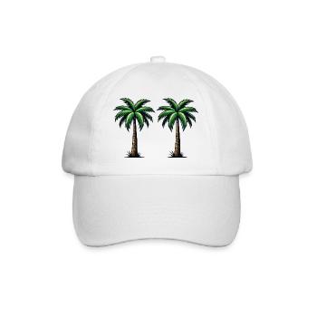 Palmiers - Casquette classique - blanc/blanc - Devant