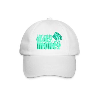 Das Leben eines kleinen Designers - Baseballkappe - Weiß/Weiß - Vorne