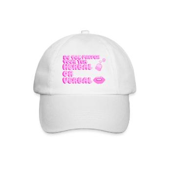 La reine des ragots - Casquette classique - blanc/blanc - Devant